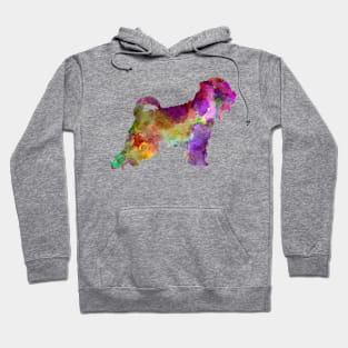 Irish Soft Coated Wheaten Terrier in watercolor Hoodie